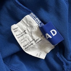 Ader Error Blanco Pleated Sweatshirt
