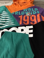Dope Graphic Design Hoodie Urban Hip Hop Streetwear Pullover 90s Mens S Pacsun