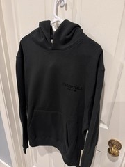 Fear of God Essentials Stretch Limo Black Mens Hoodie size M
