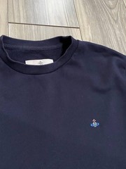 Vivienne Westwood Basic Logotype Sweatshirt Dark Blue Size XL Men’s
