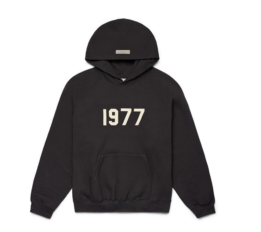 Fear of God Essentials Hoodie 1977 ‘Iron’ Men’s XL Size Oversize NWT AUTHENTIC