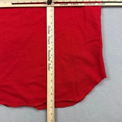 Billionaire Boys Club Hoodie Men Large Red Short Sleeve Curved Hem Pullover L