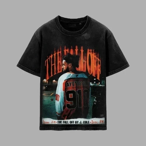 J.Cole The Fall Off New Album 2026 T-shirt The Fall-Off Album Merch
