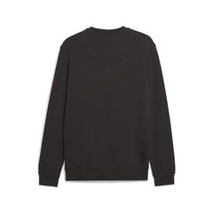 PUMA Wardrobe Essentials Suede Crew Neck Sweatshirt Mens Black 68740501
