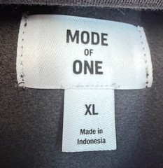 Mode of One MEN’S Jet Gray Destination Nowhere Hoodie Fleece Wall Sz. XL NWT