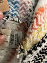 Earth Ragz Baja Hoodie NWT Men’s M Colorful Striped Woven Pullover