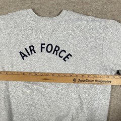Vintage 90s US Air Force Spell Out Sweatshirt Size Medium? Crewneck Gray