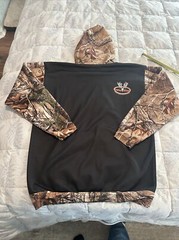 Antler king M camouflage microfiber hoodie