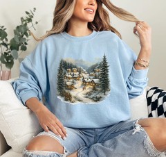 Christmas Town Holiday Winter Season Sweatshirt