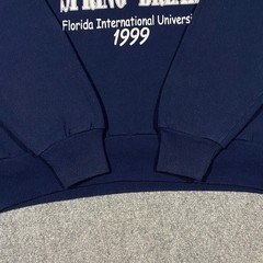 VINTAGE FIU Alternative Spring Break 1999 Sweatshirt Adult L Blue University 90s