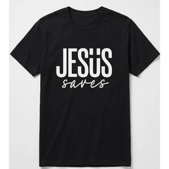 Men’s JESUS Saves Graphic t-shirt, Classic Pullover Top