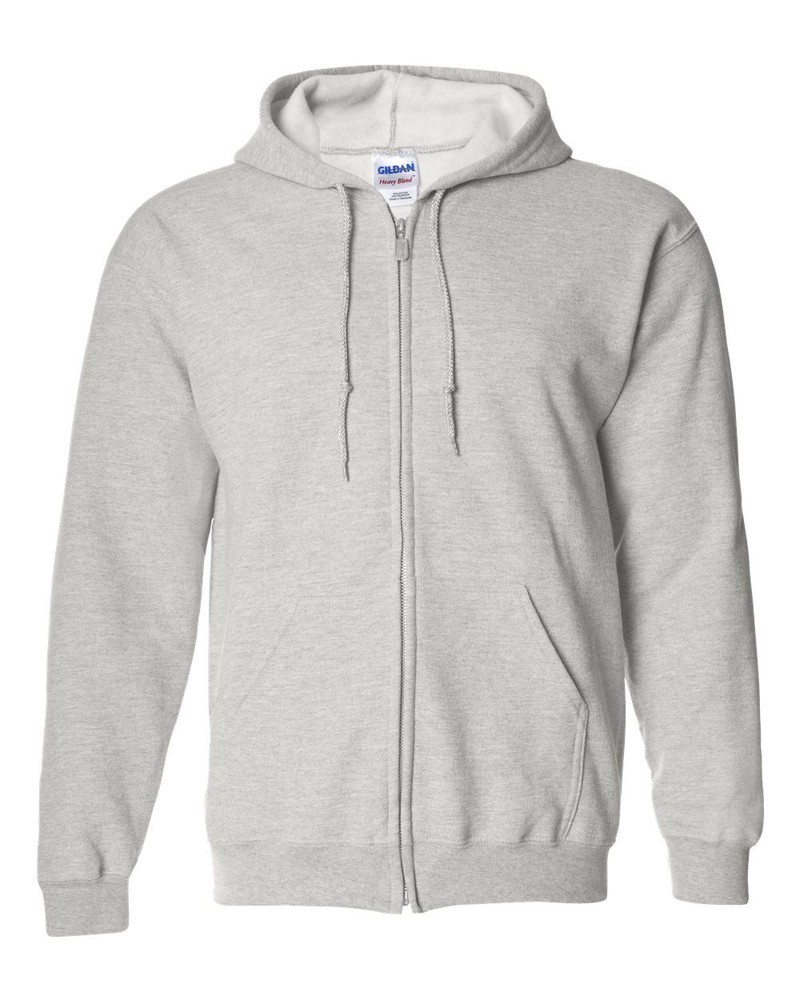 Gildan 18600 Heavy Blend Full Zip-Up Mens Hoodie Sweatshirts Sizes Free Shipping
