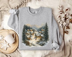 Christmas Town Holiday Winter Season Sweatshirt