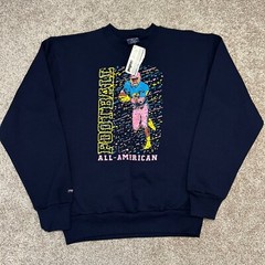 Vintage Jansport All American Football Sweatshirt Made In USA Men Size Large 90s