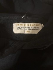 Seek Discomfort Roses Hoodie Sweatshirt Men’s Large Yes Theory Gym Train