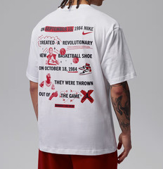 *NEW* Men NIKE AIR JORDAN Brooklyn “Banned” T-Shirts WHITE (IR2121 100) 👍
