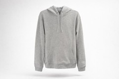 Goodfellow & Co 2XL Gray Pullover Hoodie Blank Cotton Blend Sweatshirt