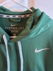 Nike Therma-Fit Hoodie Green Gray Medium