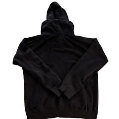 CARBON Hoodie Men M Black Solid Pullover Hooded Drawstring Pockets