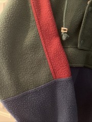 Vintage Bugle Boy Sweatshirt Men’s L Color Block Quarter Zip Preppy Pullover 90s