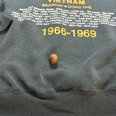 VINTAGE Riverine Force Sweatshirt Men XL Charcoal Vietnam Mekong Delta Hanes USA