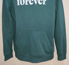 Mens S or XXL pullover Hoodie w/drawstring & Kangaroo pocket GREEN Graphic print