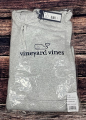 Vineyard Vines Men’s Fashion Knit Hoodie Heather Grey Size XL – NEW