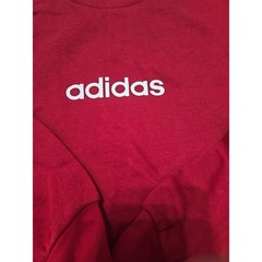 Adidas Deep Red Crewneck Sweatshirt Size Medium