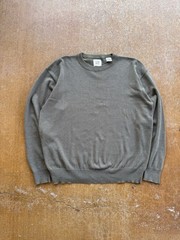 VTG The GAP Rayon Cotton Blend Crewneck Sweater Preppy Collegiate Olive Green (S