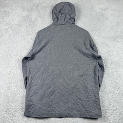 Nike Sportswear Full Zip Hoodie Mens XL Gray Lightweight Jersey Sweatshirt