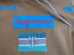 Supreme 1994 Hooded Sweatshirt With Kenya Flag Rust Color Size M