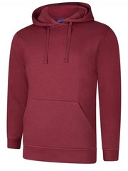 UNEEK UC509 Deluxe Hoodie | Unisex Soft Casual Pullover Sweatshirt | Plain