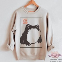 Unimpressed Frog Sweatshirt
