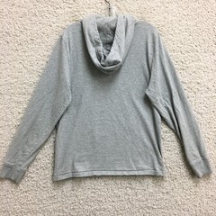 Champion Hoodie Medium Adult Gray Heather Pullover Sweatshirt Athletic Mens M