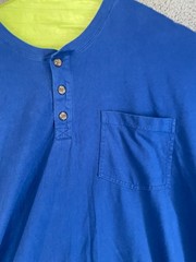 Duluth Trading Men’s Blue Heavyweight Pocket Crewneck Sweatshirt 4XL