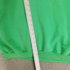 VTG 90s Souvenir Egypt Pyramids Graphic Polo Sweatshirt Mens XL Green Terry Boxy