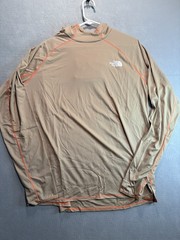 North Face Men’s Summer LT Hoody Hoodie Sun Shirt Long Sleeve Medium Khaki Stone