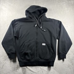 Pro Club Men’s Size S Black Heavy Weight Full Zip Hoodie Jacket Grunge Y2K
