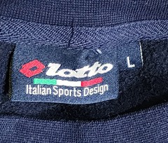 Lotto Sweatshirt Men’s Sz Large Italian Sports Design
