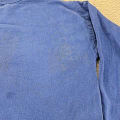 Bonjour Sweatshirt Mens One size Fits all Blue Vintage Outstanding