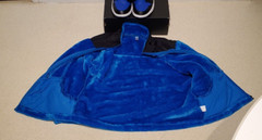 2PC Nike Jordan 1 Hyper Royal Blue/Black Combo Athletic Jacket M-L Sneakers 11
