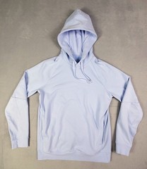 Lululemon City Sweat Pullover Hoodie French Terry Chambray Blue Purple S Flawed