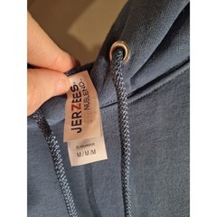 Jerzees NuBlend Slate Blue Pullover Hoodie Mens Medium Fleece Sweatshirt 996MR