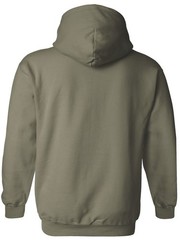 “US(EGA)MC” Marine Corps Hooded Sweatshirt in Military Green – Adult SML to 5XL