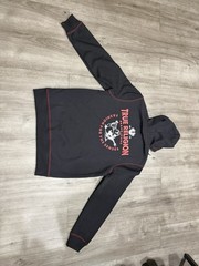 Jet Black TNL Puff Buddha Zip Hoodie Size M