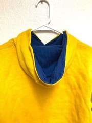 VINTAGE 2004 SONIC X SONIC THE HEDGEHOG YELLOW HOODIE KIDS SZ 7-L HAT PIN INCL.