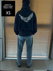 Yeezy Gap Engineered By Balenciaga Dove Hoodie Washed Black 472996-00