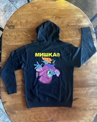New Mishka x MOTU Orko Hoodie Sweatshirt Mattel Creations Black Size Medium