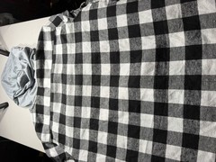 Coofandy Black And Which Checkers Hoodie