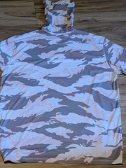 Outdoor Nation UnlimitMen’s Grey Camo Long Sleeve Jax Beach UV Protection Hoodie